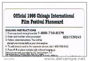 STATI UNITI (USA) - (REMOTE)  HT TECHNOGIES - 1995 31TH CHICAGO FILM FESTIVAL 95 10 UNITS (TIR.3000) -  USED  -RIF. 1158 - Other & Unclassified