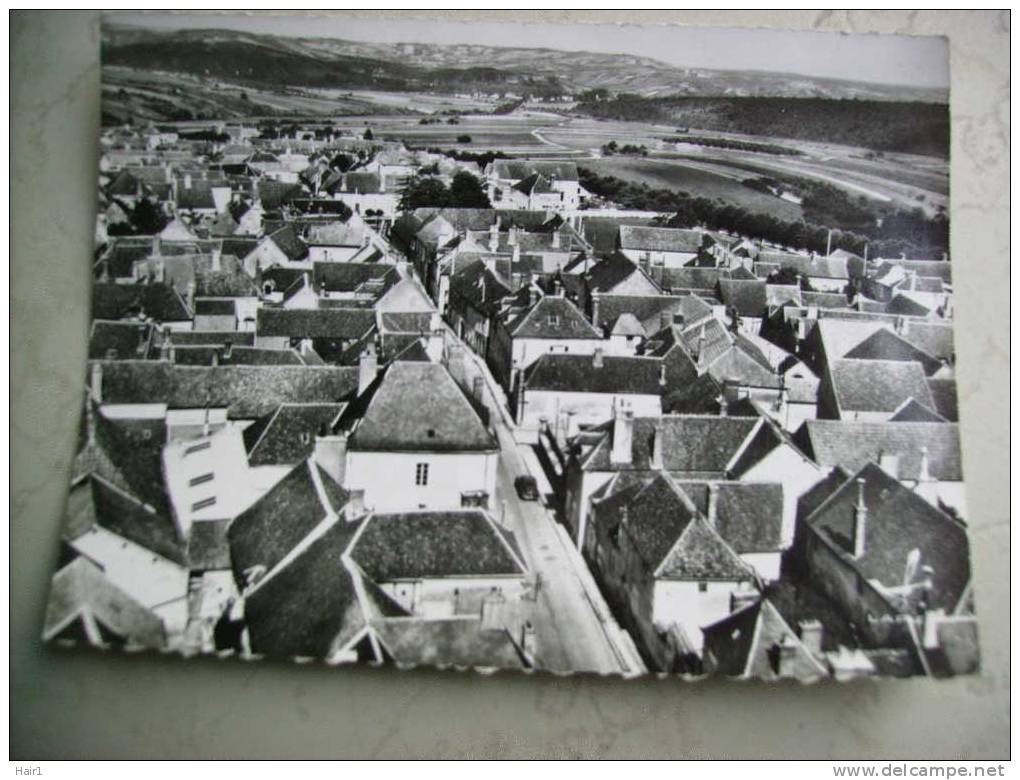 VDS CPA COULANGES LA VINEUSE SUPERBE VUE GENERALE AERIENNE DE CE CHARMANT VILLAGE ICAUNAIS - Coulanges La Vineuse