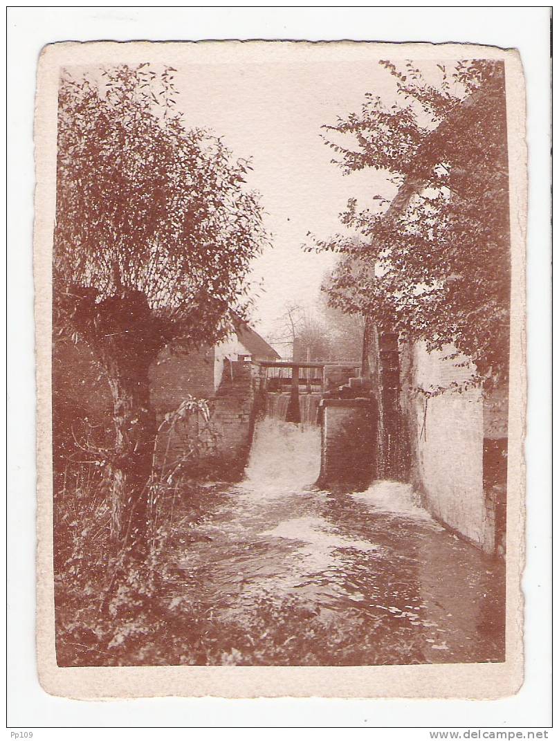 2 Photographie Anciennes  (ayant Servi Pour Le Concours BARNET 1913)  Du Moulin à Eau De  GRIMBERGEN GRIMBERGHEN - Lieux