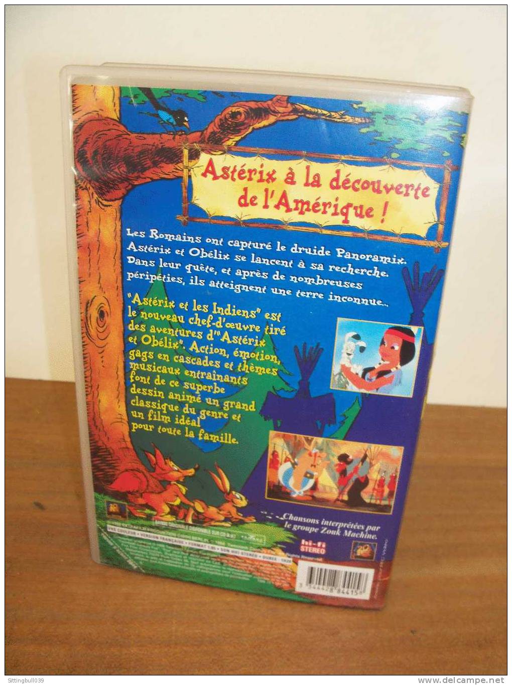 ASTERIX Et LES INDIENS. Le Film En K7 Hi-Fi Stereo + Une Entrée Gratuite Au PARC ASTERIX. 1995 Ed. A. R/GOSCINNY-UDERZO - Video En DVD