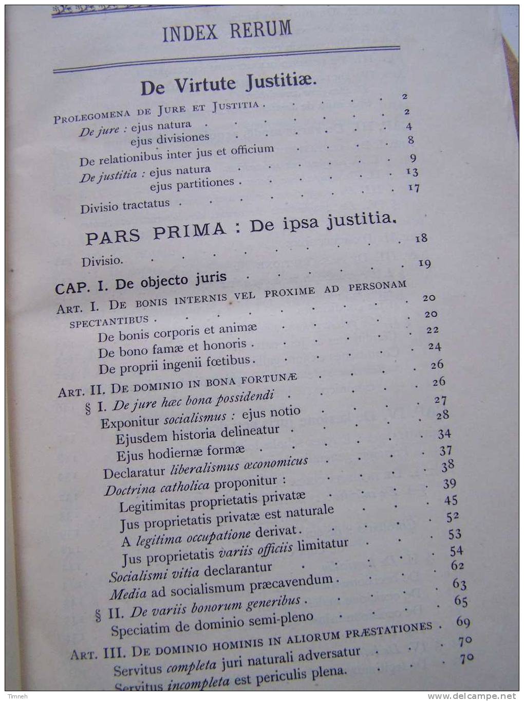 LATIN DE VIRTUTE JUSTITIAE TANQUEREY 1929 TOMUS TERTIUS SYNOPSIS THEOLOGIAE MORALIS ET PASTORALIS-Traité de la Justice-