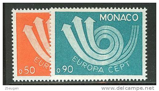 MONACO  EUROPA CEPT 1973  MNH - 1973