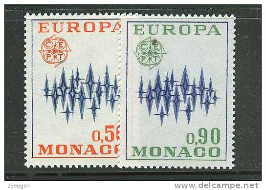 MONACO  EUROPA CEPT 1972  MNH - 1972