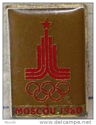 MOSCOU 1980 - JEUX OLYMPIQUES - RUSSIE - CCCP - ANNEAUX - Olympische Spiele