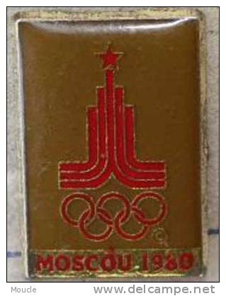 MOSCOU 1980 - JEUX OLYMPIQUES - RUSSIE - CCCP - ANNEAUX - Jeux Olympiques