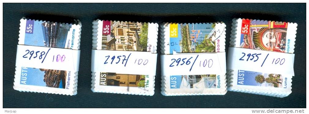 Australia, Yvert No 2955/2958 (SET BUNDLE OF 100) - Collections