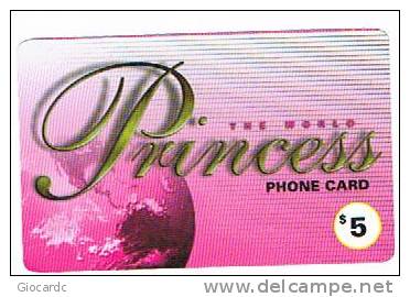 STATI UNITI (USA) - (REMOTE)  T.C.C.F. INC. - PRINCESS $ 5  - USED - RIF. 1201 - Andere & Zonder Classificatie