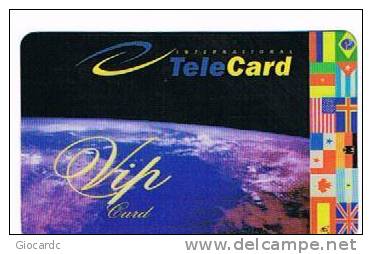 STATI UNITI (USA) - (REMOTE)  TELECARD  - VIP: FLAGS  $ 3  - USED  -  RIF. 1202 - Sonstige & Ohne Zuordnung