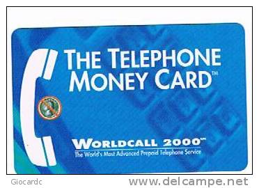 STATI UNITI (USA) - (REMOTE)  WORLDCALL 2000      -  TELEPHONE MONEY CARD       - USED  -  RIF. 1209 - Autres & Non Classés