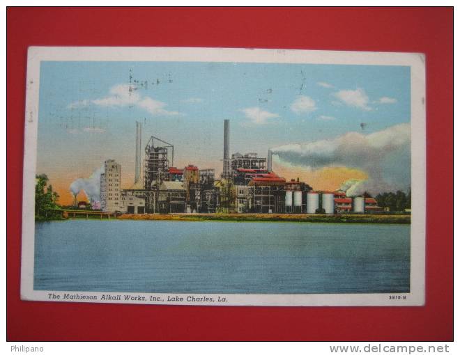 Lake Charles La   The Nathieson Alkali Works    1944 Cancel  -------========= Ref 176 - Other & Unclassified