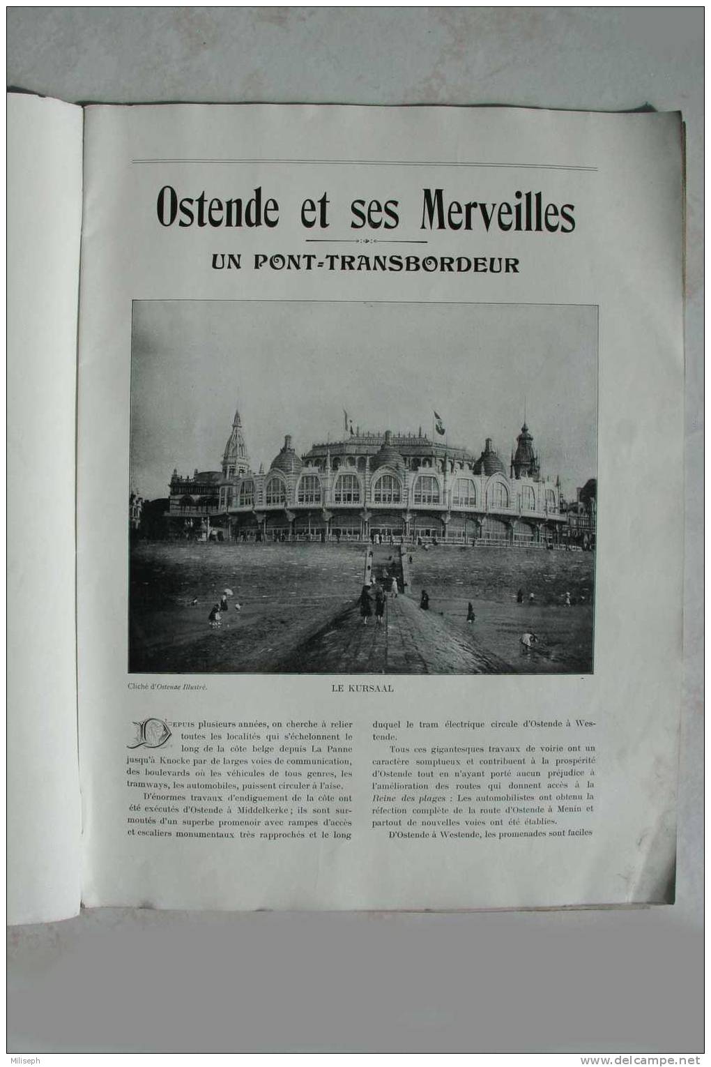 OSTENDE Et Ses MERVEILLES  (Anciennes Photos) - Le Pont Transbordeur - - Fotografía