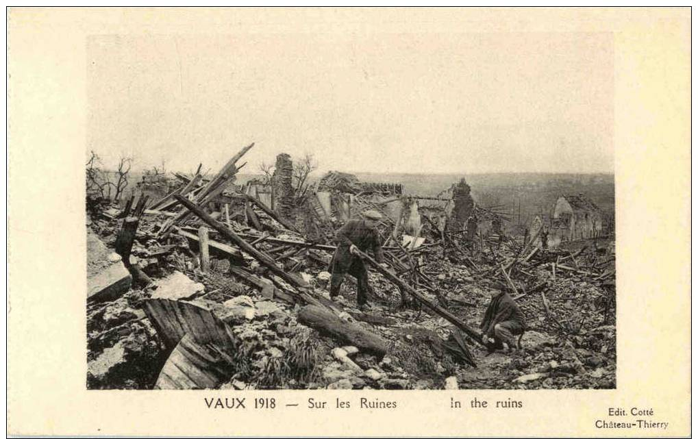 Vaux 1918 - Sur Les Ruines - Andere & Zonder Classificatie