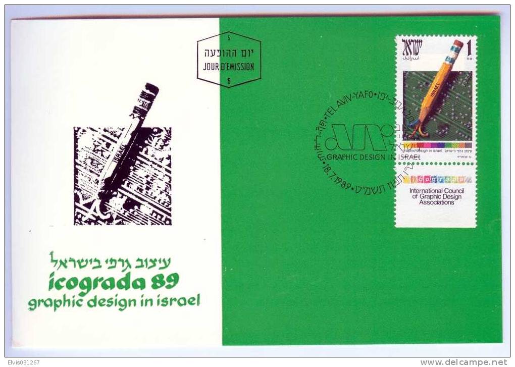 Israel MC - 1989, Michel/Philex No. : 1130 - MNH - *** - Maximum Card - Maximumkaarten