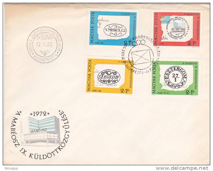 Hungary 1972 Mabeosz Congress FDC - FDC