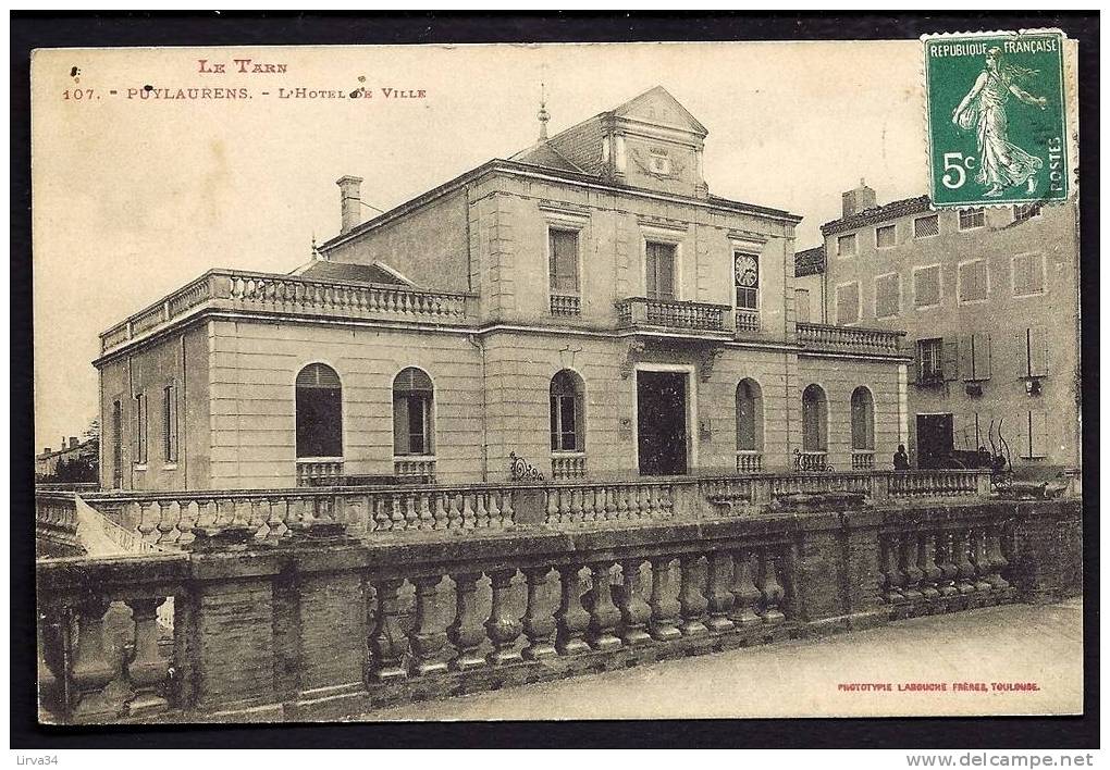 CPA  ANCIENNE- FRANCE- PUYLAURENS (81)- L'AUTEL DE VILLE EN TRES GROS PLAN - Puylaurens