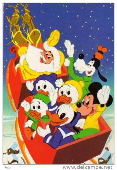 Walt Disney  - PERE NOEL - Mickey, Donald, .....         (23363) - Morvan