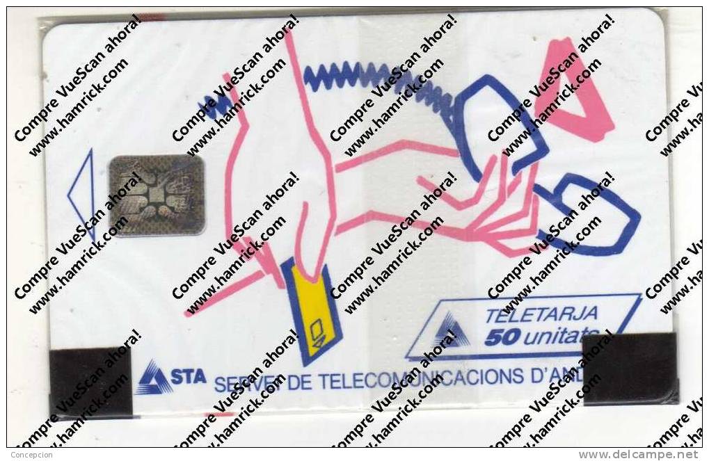 TARJETAS  TELEFONICA   N  6 NUEVA - Andorra