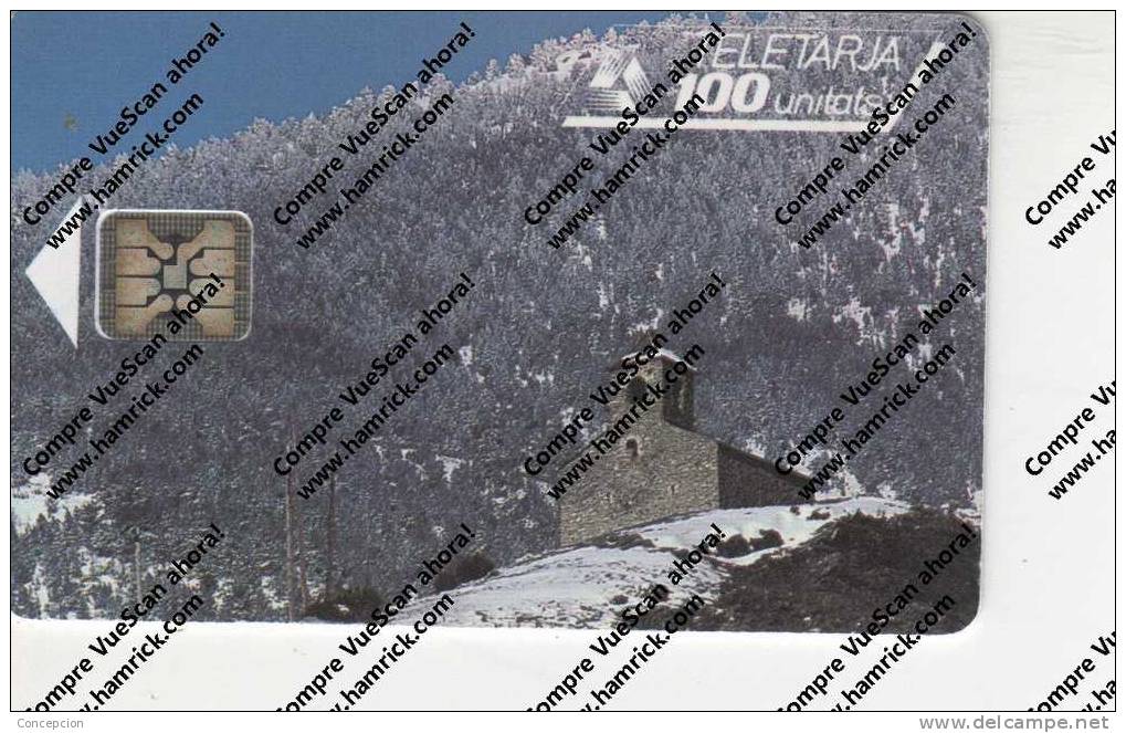 TARJETAS  TELEFONICA   N 10 USADA - Andorre