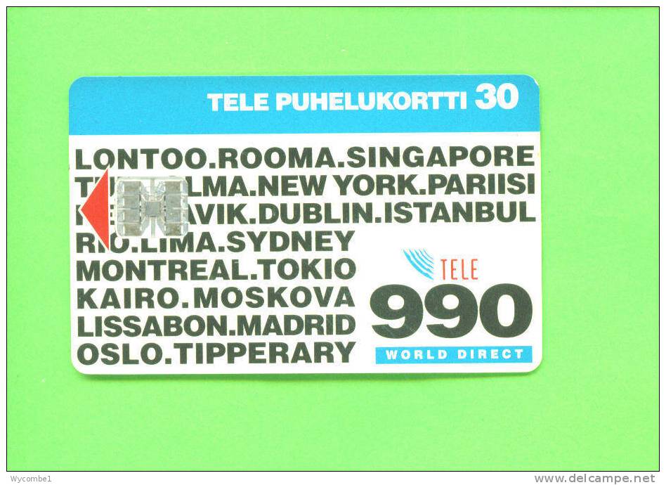 FINLAND  -  Chip Phonecard As Scan - Finlandia