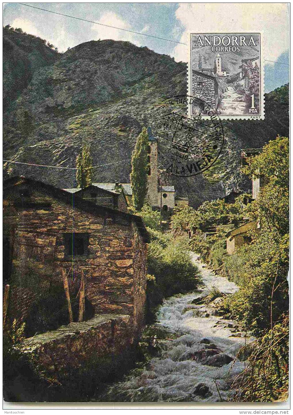 ANDORRE VISTA DE CANILLO CARTE MAXIMUM - Maximum Cards