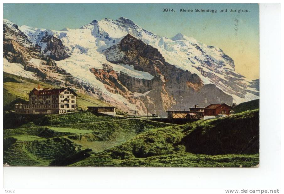 Kleine Scheidegg Und Jungfrau 1912 - Other & Unclassified