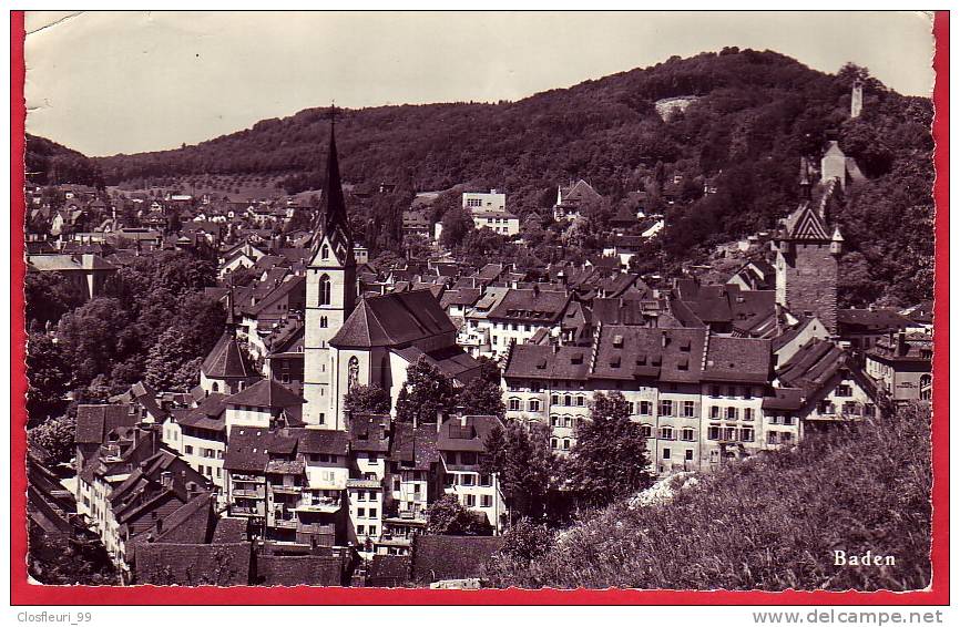 Ancien Village De Baden En 1953 - Baden