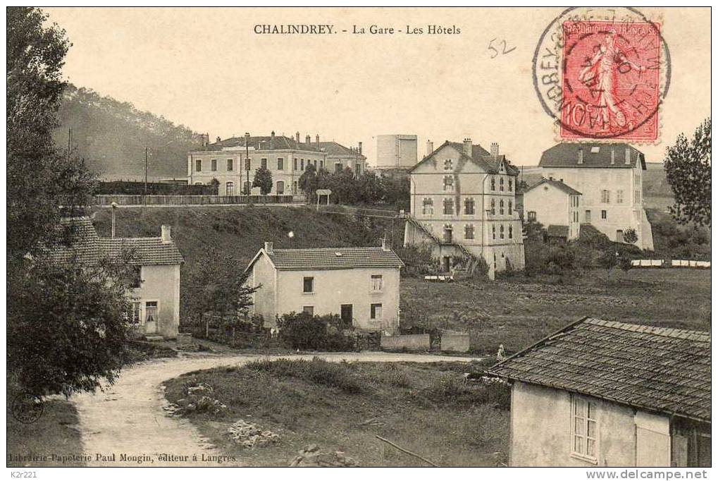 CHALINDREY La Gare Les Hôtels - Chalindrey