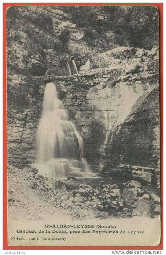 G467, St.- Alban - Leysse , Cascade De La Doria , Près Des Papeteries De Leysse , 1414 , Non  Circulée - Albens