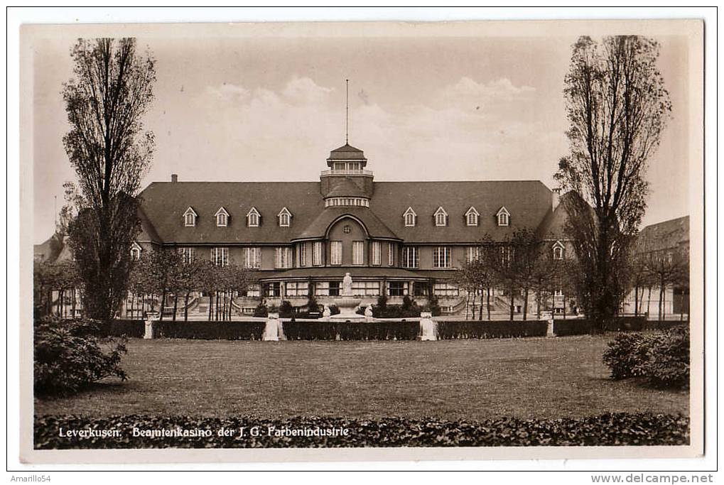 RAR Foto AK Leverkusen Wiesdorf - Beamtenkasino Der I. G. Farbenindustrie Cca 1930 - Leverkusen