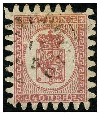 FINNLAND Nr. 9Cx STPL.,  PRACHT, C.V. 120,- / MEHR BILDER IM TEXT! - Used Stamps