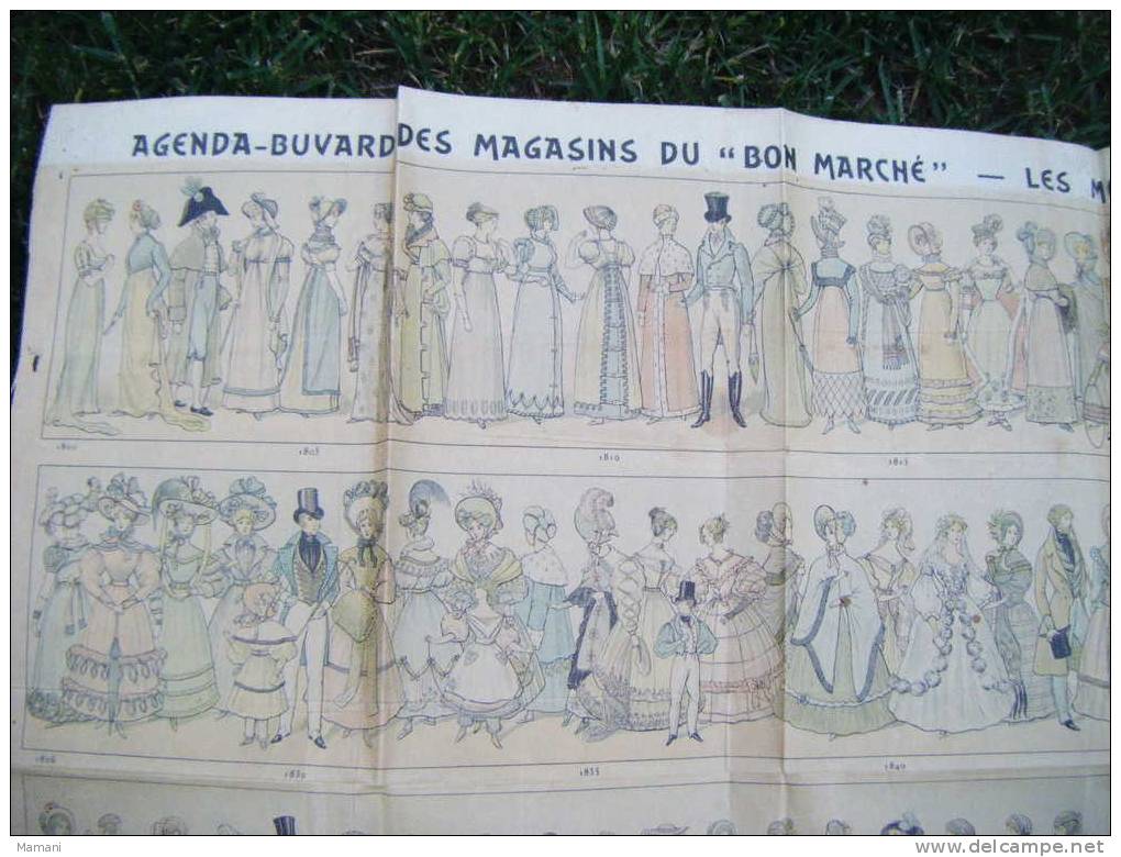 Les Modes Du Siecle- De 1800 A 1899  Dessine Pour Le Bon Marche -homme Femme Enfant Sous Forme De Tableau- - Other & Unclassified