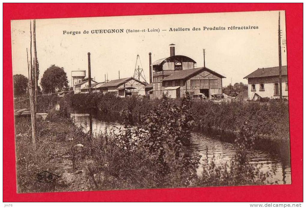 Forges De GUEUGNON - Ateliers Des Produits Réfractaires. - Gueugnon