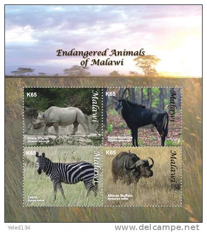 MINT NEVER HINGED MINI SHEET OF WILDLIFE & ANIMALS   # M-0870-1   (  MALAWI    0902 - Altri & Non Classificati