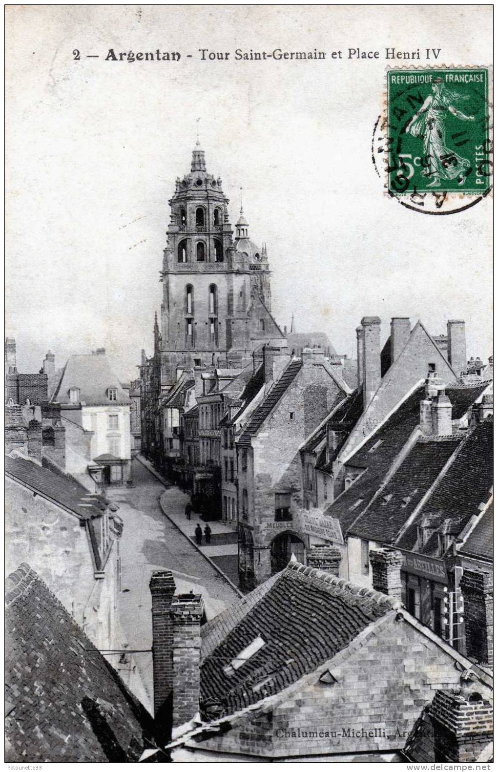 61 ARGENTAN TOUR ST GERMAIN ET PLACE HENRI IV - Autres & Non Classés