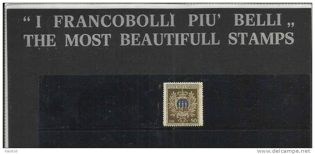 SAN MARINO 1946 PRO OPERE ASSISTENZA MNH - Unused Stamps