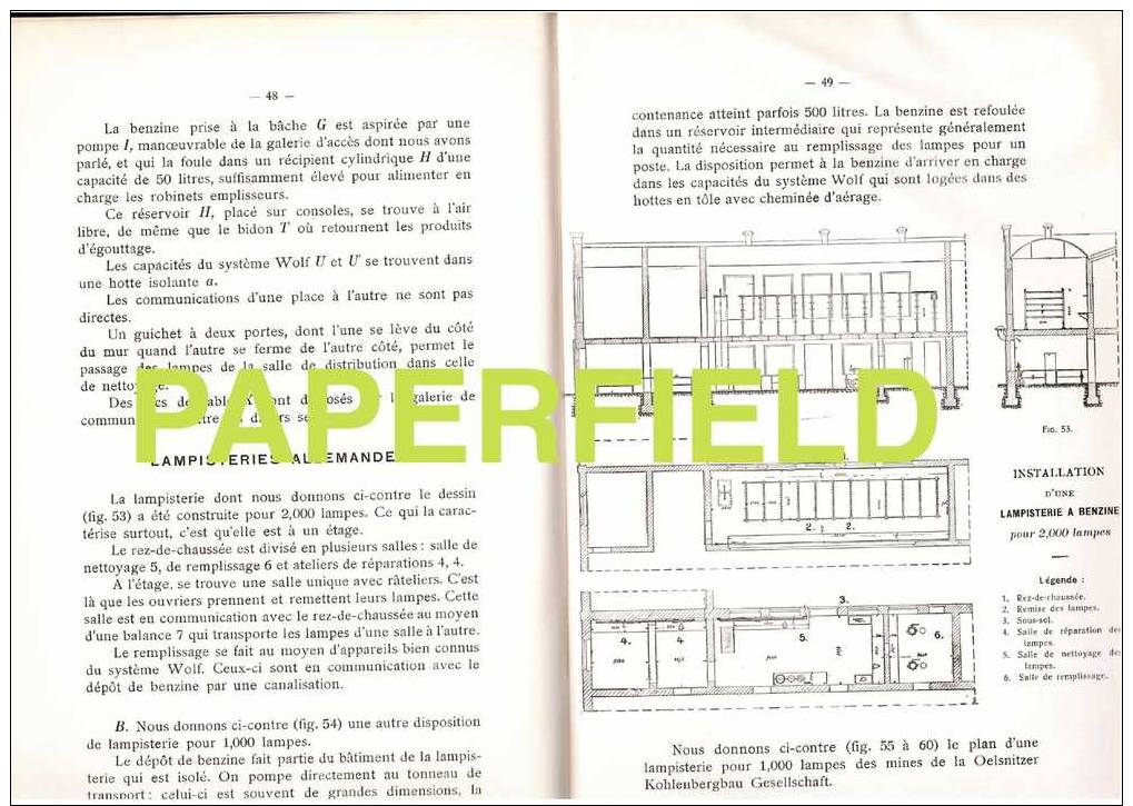 LAMPISTERIES DE CHARBONNAGES (Fabrique Liégeoise de Lampes de Sureté) H.JORIS Usines de LONCIN & JEUMONT 1911