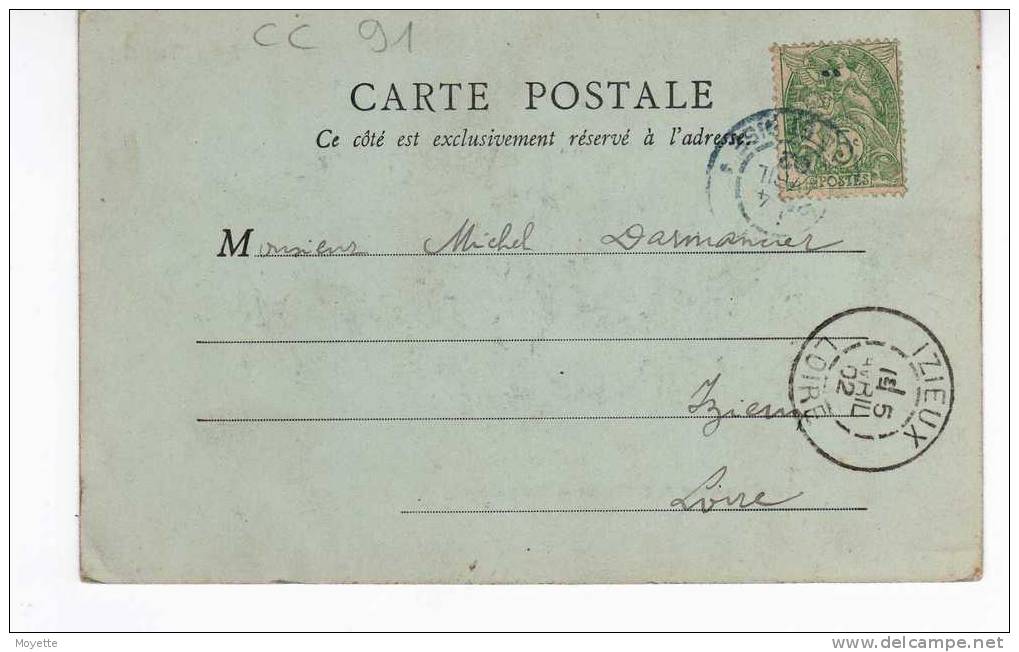 CPA  91. 1902. IGNY. ETABLISSEMENT St-NICOLAS -LA CHAPELLE-ECRITE DEVANT - Igny