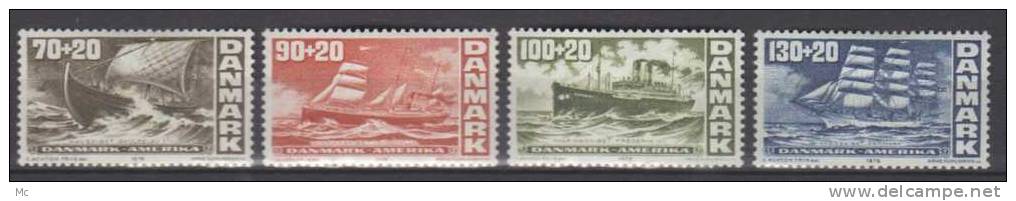 Danemark N° 613 / 616 Luxe ** - Neufs