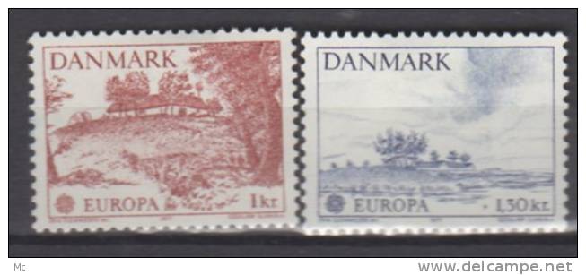 Danemark N° 640 / 641 Luxe ** - Neufs