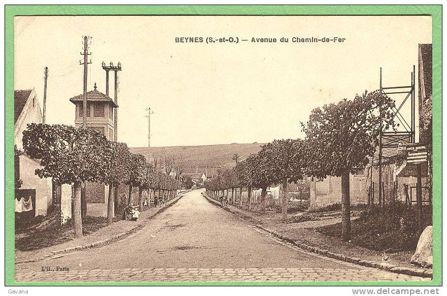 78 BEYNES - Avenue Du Chemin De Fer - Beynes