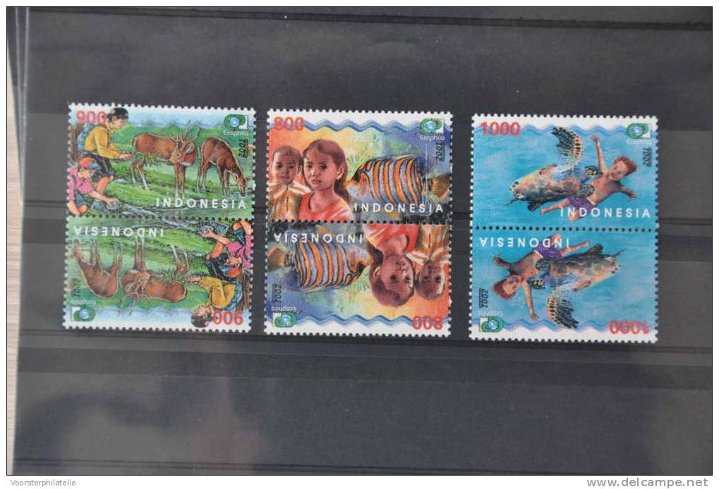 A 44 ++ INDONESIA MNH ** 2001 ZBL 2185-87 TB  MNH VERY FINE - Indonesia