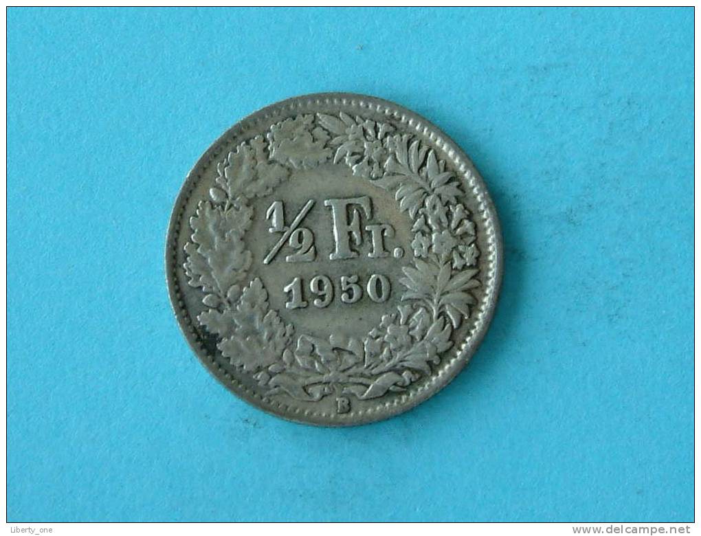 1950 B - 1/2 FRANC / FRANKEN / KM 23 ( For Grade, Please See Photo ) ! - Autres & Non Classés