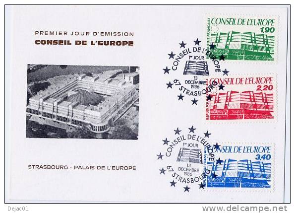 Timbres Conseil De L'Europe - 13 Déc 1986 - R 2731 - Non Classés