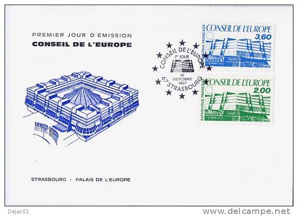 Timbres Conseil De L'Europe - 10 Oct 1987 - R 2732 - Zonder Classificatie