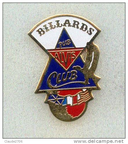 Rare Pin´s Billard Club Alvis - Billard