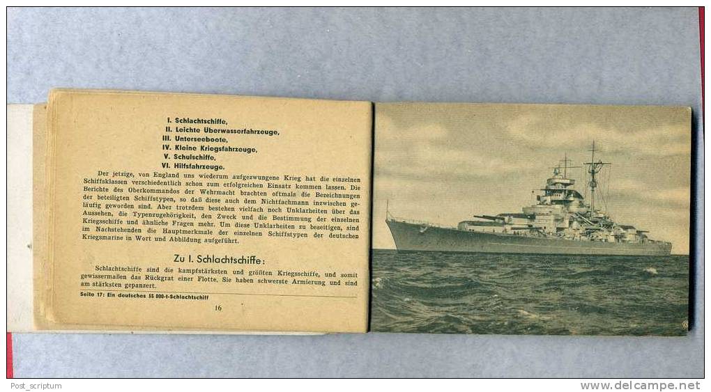 Livre - Buch "unsere Kriegsschiffe und ihre Waffen" - illustriert /marine de guerre allemande / German War ships