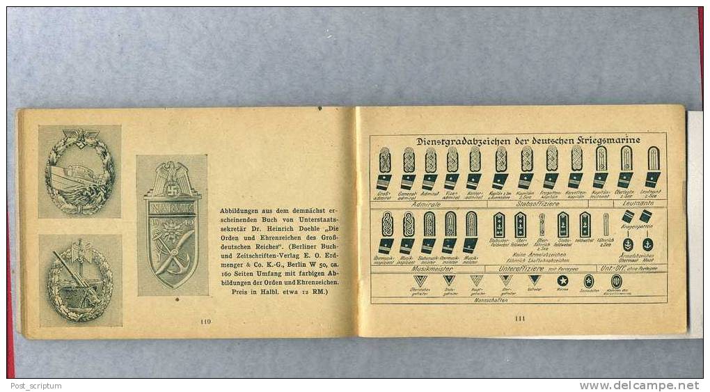 Livre - Buch "unsere Kriegsschiffe und ihre Waffen" - illustriert /marine de guerre allemande / German War ships