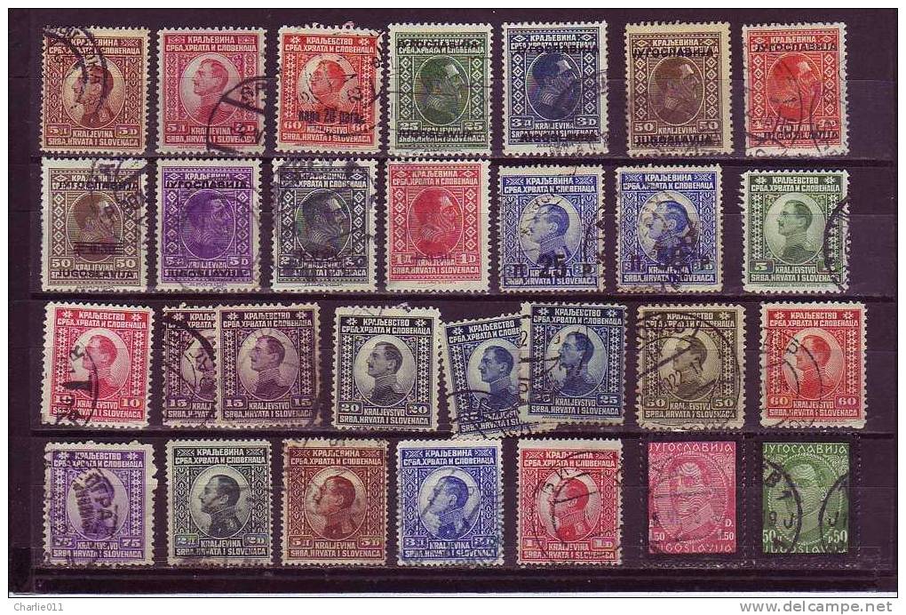 KING ALEXANDER-LOT-SHS-YUGOSLAVIA - Collections, Lots & Series