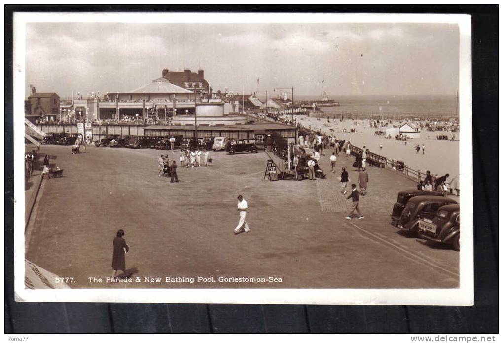 VER1227 - THE PARADE & NEW BATHING POOL 21/7/1947 - Great Yarmouth