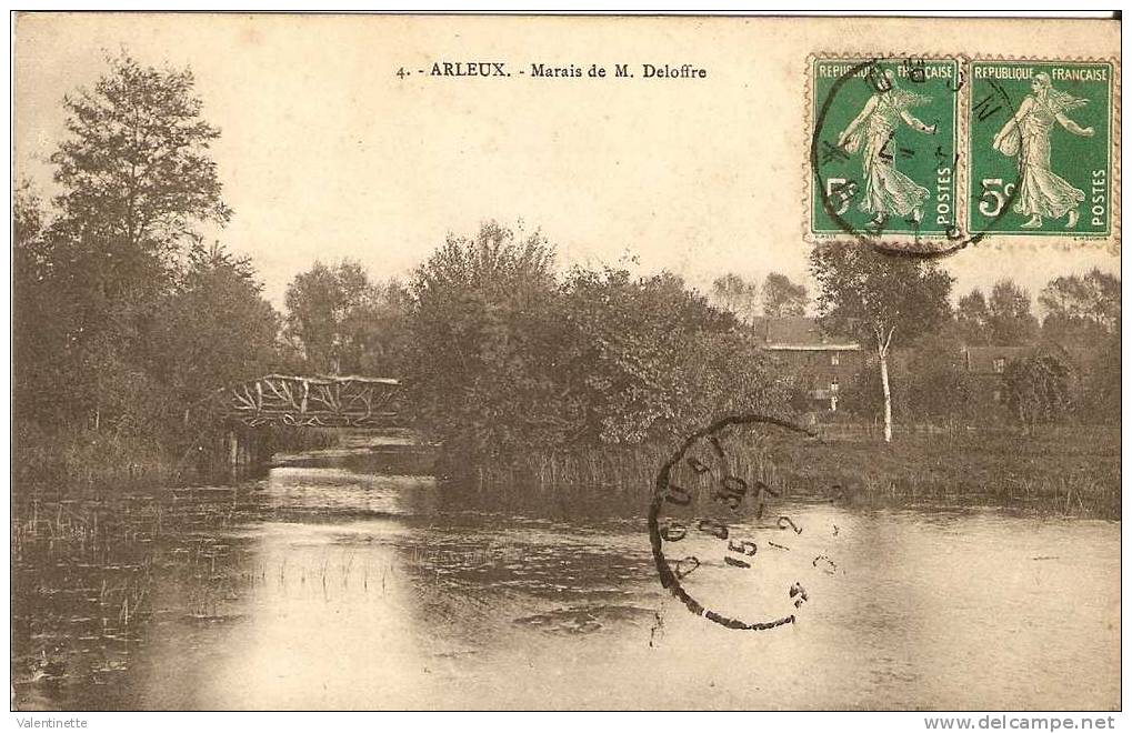 59 ARLEUX - Le Marais  De M. Deloffre  1912 - Arleux